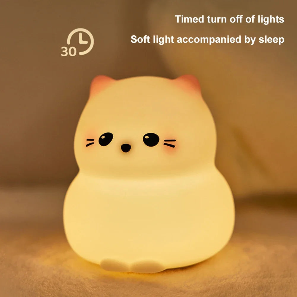 Guardian Kitty Silicone LED Night
