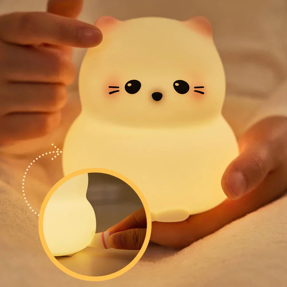 Guardian Kitty Silicone LED Night