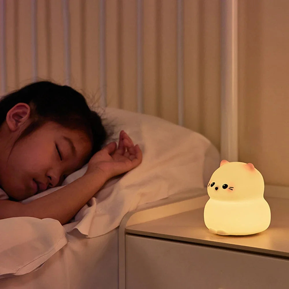 Guardian Kitty Silicone LED Night