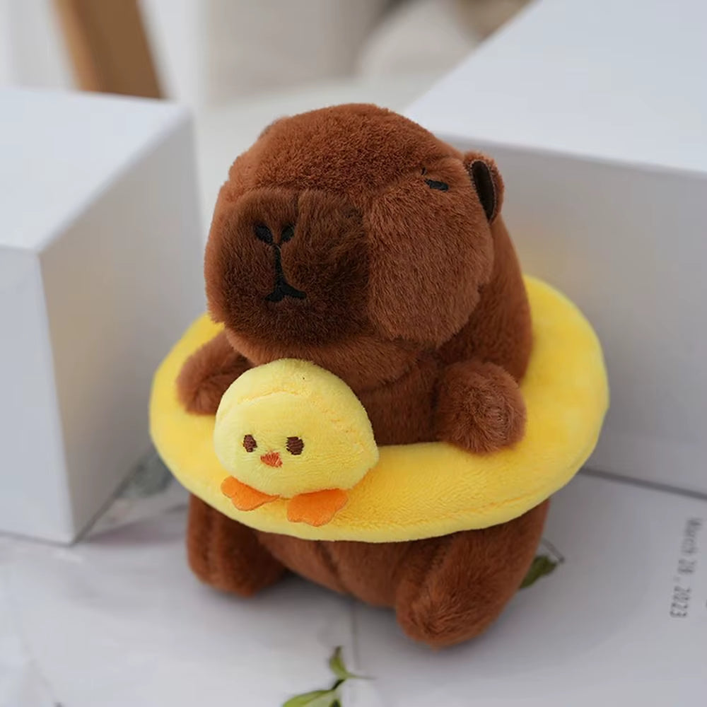 Cute Capybara Plush Toy Hoodie with Wings Simulation Doll Small Size Stuffed Animals Anime Fluffty Toy Birthday Party